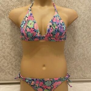 Victoria's Secret Multicolor Floral Bikini